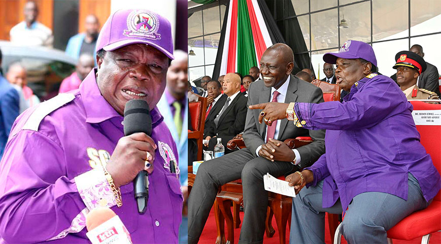 Atwoli Urges MPs To Dismiss Bills Proposing Tax Increments On Workers